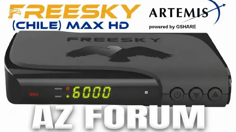 Atualização Freesky (CHILE) Max HD (Artemis) V185 – 12/03/2026